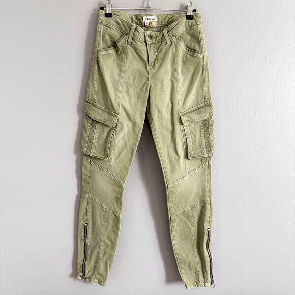 L'AGENCE Pants - L’AGENCE Green Ankle Zip Cargo Pants / Utility Pants Size 24
